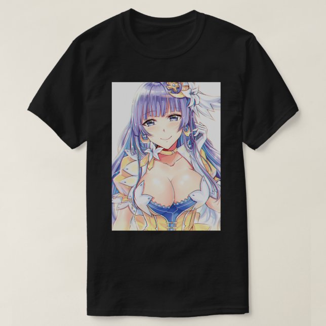 Camiseta Izayoi Miku Date A Live Pintura (Frente do Design)