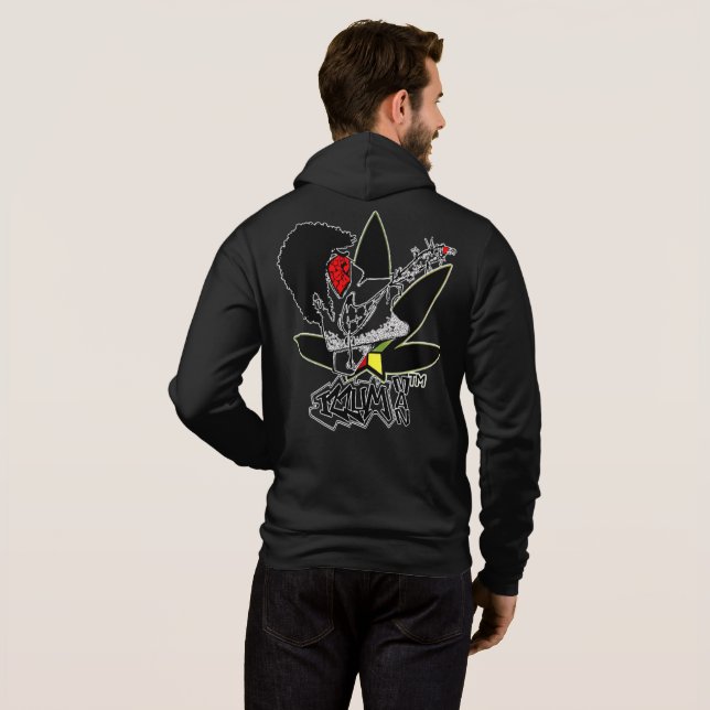 Camiseta Izzumman Zip Up Hoodies (Parte Traseira Completa)
