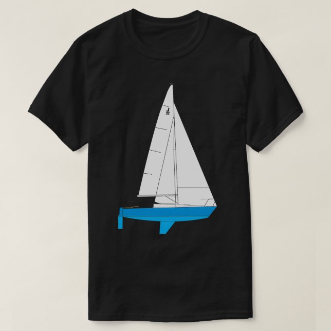 Camiseta J24 Sailboat Classic TSirt (Frente do Design)