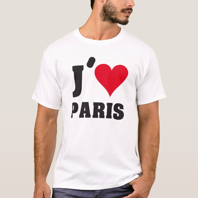 CAMISETA J´AIME PARIS (Frente)