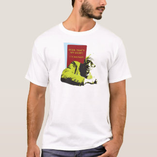 Camiseta J.D. Coletor de Salinger no pop art de Rye