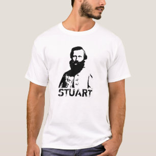 Camiseta J.E.B. Stuart -- Preto e branco