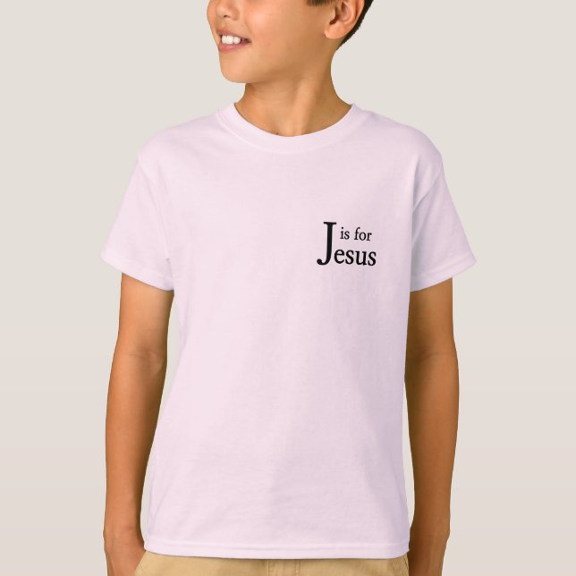 Camiseta J é por Jesus (Frente)