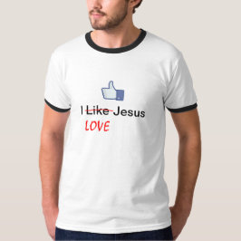 Camiseta J Like (LOVE jesus -) Facebook