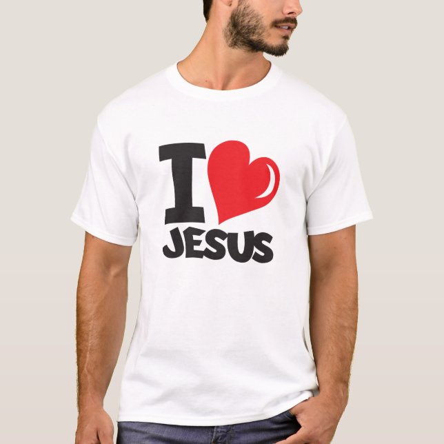 Camiseta j love jesus (Frente)