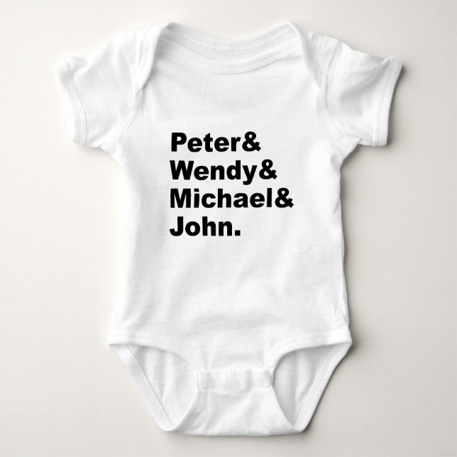 Camiseta J.M. O Peter Pan da Barrie| Peter Wendy Michael Jo (Frente)