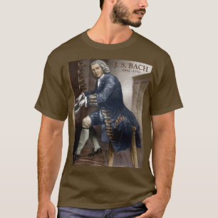 Camiseta J. S. Bach 1685 - 1750 no Orgão Silbermann