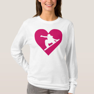 Camiseta J Snowboarding love
