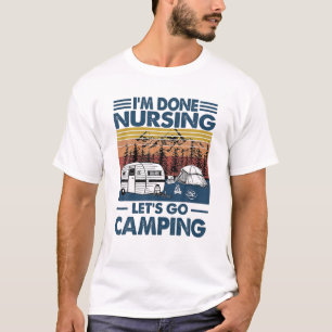 Camiseta Já acabei de amarrar o Vamos acampando o Retro Vi