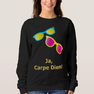 Camiseta Ja Carpe Diem Aproveite Os Óculos De Sol Do Dia