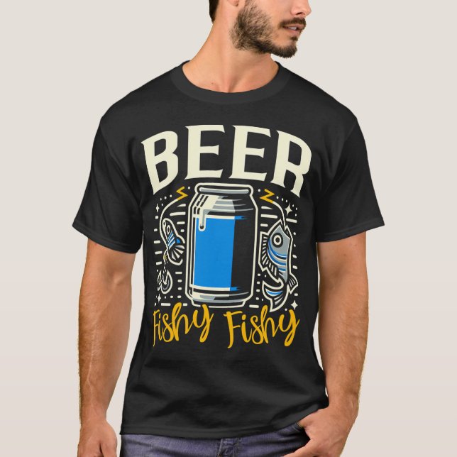 Camiseta Já chega, vou pescar presente de truta (Frente)