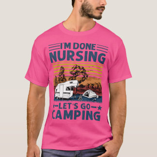 Camiseta Já Cheguei A Enfermar Vamos Acampando Enfermeira E