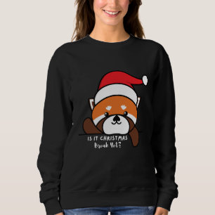Camiseta Já É Natal Break? Panda vermelha