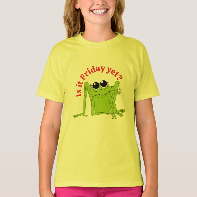 Camiseta Já é sexta-feira?  (Frente)