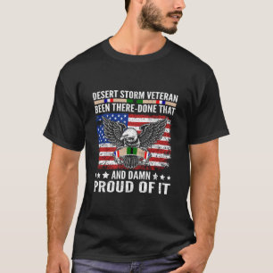 Camiseta Já Estive Lá Fiz Isso Orgulhoso Veterano Desert St
