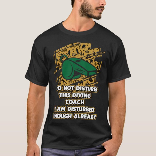 Camiseta Já Estou Incomodado O Suficiente Para Mergulhar O  (Frente)