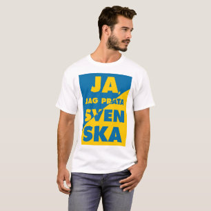Camiseta Ja, Jag Prata Svenska, Yes i speak swedish