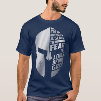 Camiseta Já Não Sou Mais Um Escravo do Medo Eu Sou Um Filho