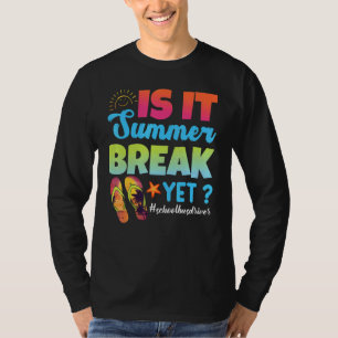 Camiseta Já são Férias de Verão Motorista de Autocarro Esco