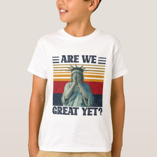 Camiseta Já somos ótimos ainda Política Anti-Trump Humor Es
