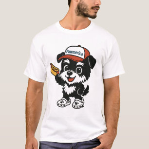 Camiseta Já viu um cão tão estiloso e americano