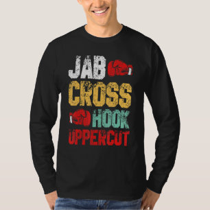 Camiseta Jab Cross Hook Uppercut Boxer Kickboxing