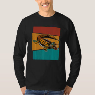 Camiseta Jacaré Antigo Animal Crocodilo Steampunk