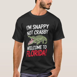 Camiseta Jacaré Crocodilo Bem-vindo à Flórida 1