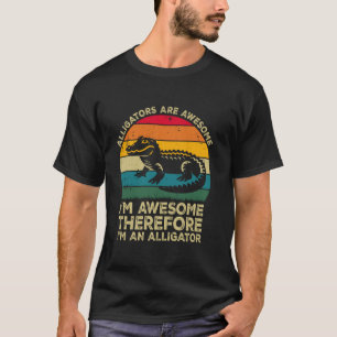 Camiseta Jacaré É Incrível Eu Sou Incrível Portanto Sou Um