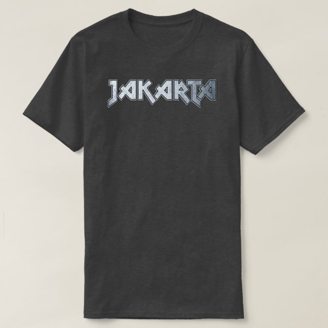 Camiseta Jacarta de metal pesado (Frente do Design)