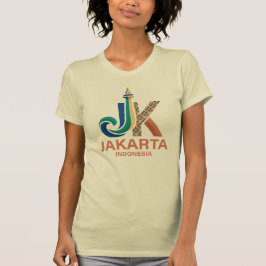 Camiseta Jacarta Indonésia Sudeste Asiático