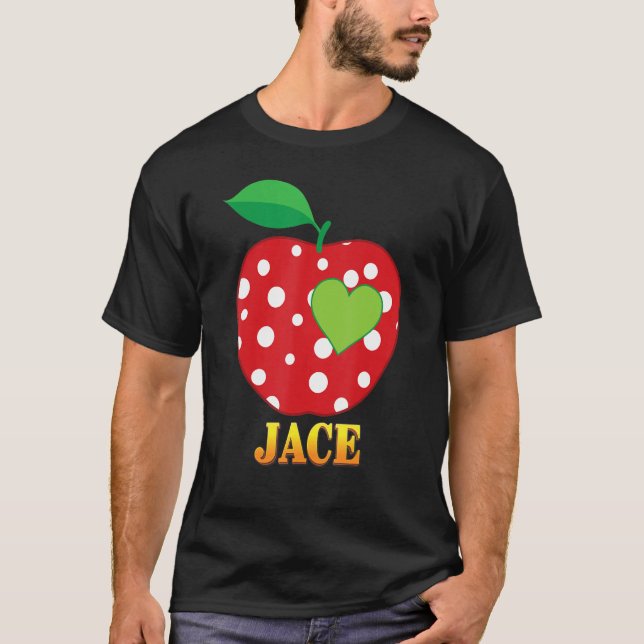 Camiseta Jace Love School Back To School Boy Student Te (Frente)