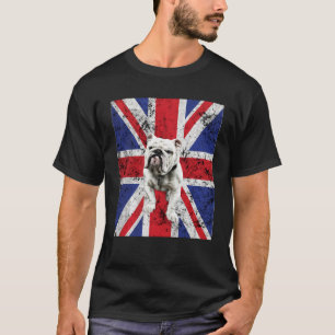 Camiseta Jack Bulldog Inglaterra Reino Unido Britânico