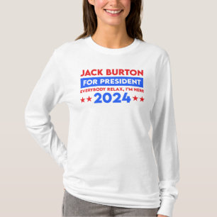 Camiseta Jack Burton Para Presidente 2024