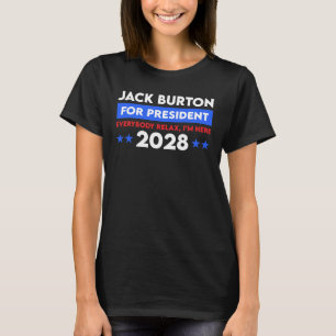 Camiseta Jack Burton Para Presidente 2028