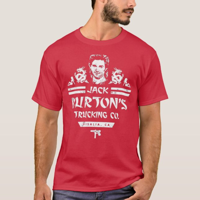 Camiseta Jack Burton's Trucking Co (Frente)