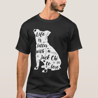Camiseta Jack Chi Shirt Design Para Jack Chi Dog Lovers