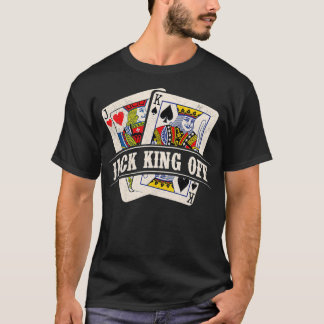 Camiseta Jack King Off Poker Card Player Casino Gambler Ga