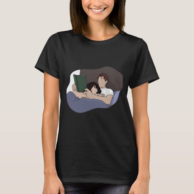 Camiseta Jack Lendo na Cama (Frente)