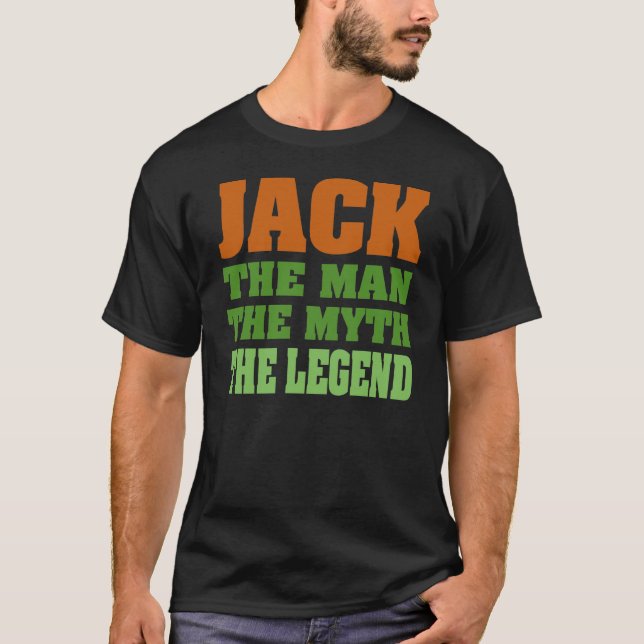 Camiseta Jack o homem, o mito, a legenda (Frente)