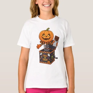 Camiseta Jack o Lantern na Caixa Halloween