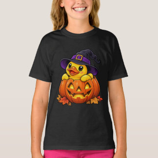 Camiseta Jack-o’-Lantern Pato de Borracha Halloween