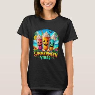 Camiseta Jack-o-lantern Summerentre Vibes Skeleton Summer W