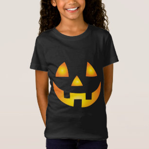 Camiseta Jack O Lanterna Assustador Pumpkin Rosto Halloween