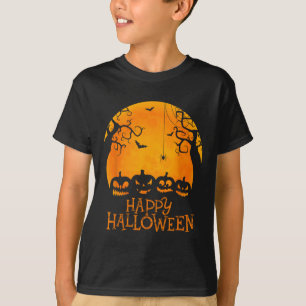 Camiseta Jack O Lanterna Face Feliz Halloween Pumpkins Men