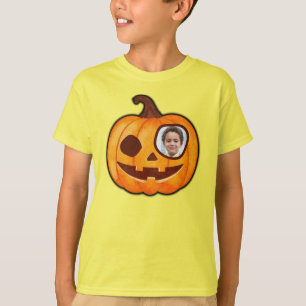 Camiseta Jack o lanterna personalizado fotógrafo fofinho mo