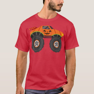 Camiseta Jack o Lanterna Pumpkin Halloween Monster Truck