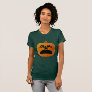Camiseta Jack o' Lanterna Rosto Infeliz, Abóbora do Dia das