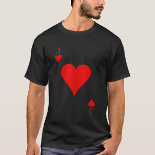 Camiseta Jack of Hearts Deck of Cards Halloween Costume Tan