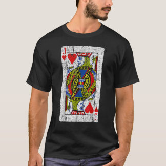 Camiseta Jack Of Hearts Playing Card Shirt Halloween Costum